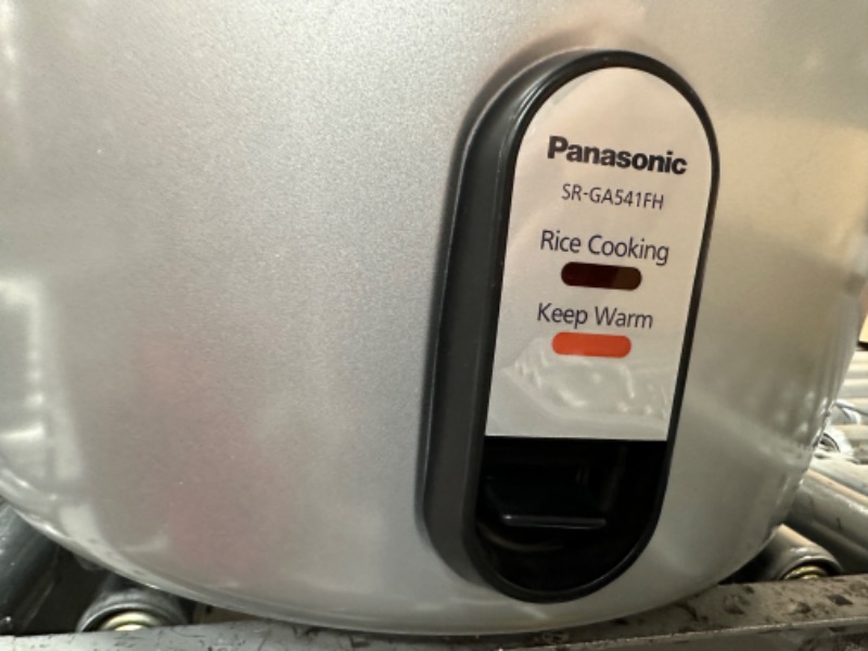 Photo 2 of **SEE NOTES**Panasonic Commercial Rice Cooker, Extra-Large Capacity 60-Cup (Cooked), 30-Cup (Uncooked) with One-Touch Operation and Durable Non-Stick Coated Pan - SR-GA541FH – Silver 60-Cup 120V