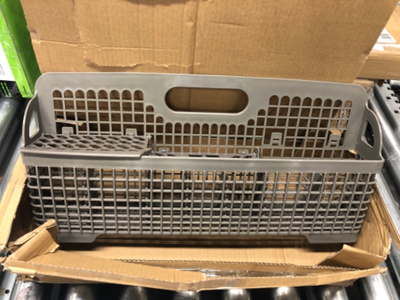 Photo 2 of 8531233 Dishwasher Silverware Basket (19"x3.4"x9") Compatible with Whirlpool Ge Ken-more Direct Replaces WPW10190415 AP6016614 PS11749906 AP3176123 AP6012898 PS11746119