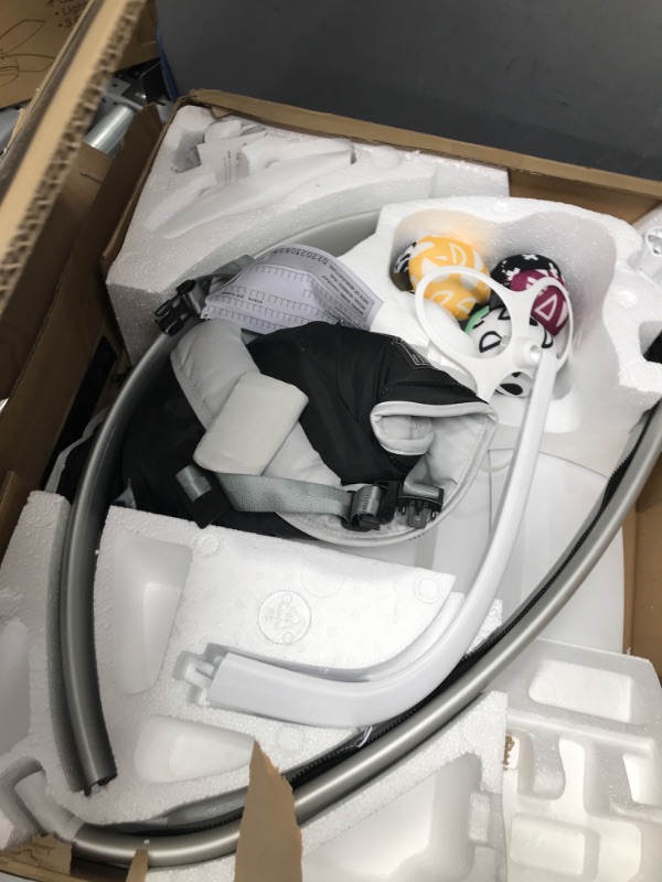 Photo 2 of 4moms MamaRoo Multi-Motion Baby Swing, Bluetooth Baby Swing with 5 Unique Motions, Grey