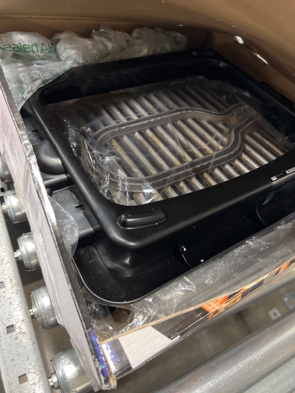 Photo 2 of **NONREFUNDABLE**FOR PARTS OR REPAIR**SEE NOTES**
Gotham Steel Smokeless Indoor Grill, Nonstick Indoor Smokeless Grill with Ceramic Coating & Adjustable Heating, Indoor Grill Electric Smokeless with Removable Grill/Griddle Plate, Healthy & Toxin Free 2023