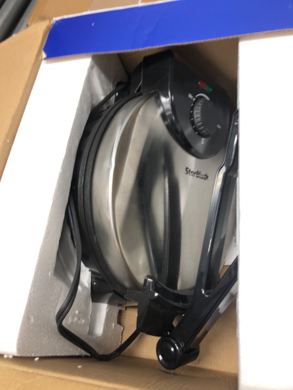 Photo 1 of 10inch Roti Maker by StarBlue with FREE Roti Warmer - The automatic Stainless Steel Non-Stick Electric machine to make Indian style Chapati, Tortilla, Roti AC 110V 50/60Hz 1200W SB-SW2093