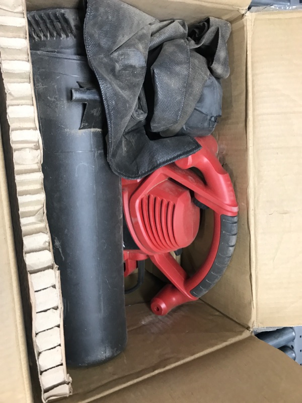 Photo 2 of **NONREFUNDABLE**FOR PARTS OR REPAIR**SEE NOTES**
LawnMaster Red Edition BV1210E 1201 Electric Blower Vacuum Mulcher 12 Amp Variable Speed with Metal Impeller 240 MPH 380 CFM 16:1 Mulch Ratio 12 Amp 16:1 Mulch Ratio Corded Type