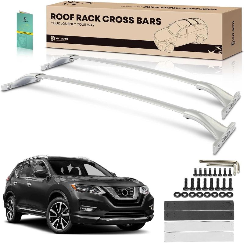 Photo 1 of **NONREFUNDABLE**FOR PARTS OR REPAIR**SEE NOTES**
YHTAUTO 165 LBS Roof Rack Cross Bars w/Hardware Fit for 2014-2020 Nissan Rogue (NOT for Rogue Sport)/X-Trail, T6063 Aluminum CrossBars Anti-Rust for Skiboard Kayak Snowboard Bike Rooftop Cargo