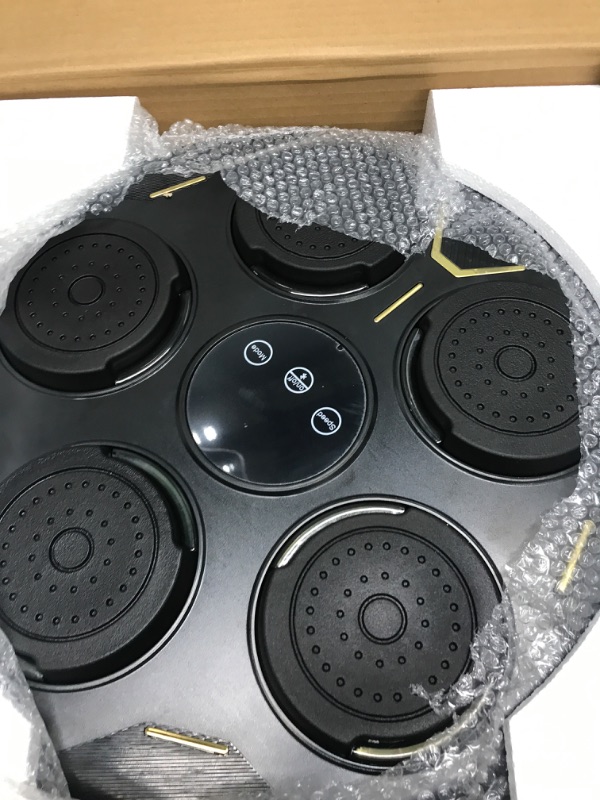 Photo 1 of SHPYIKYUEN Music Boxing Machine, Smart Boxing Machine Wall Mounted, Bluetooth Boxing Training Punching Equipment, Home Workout Musical Boxing Machine with Gloves Style 1