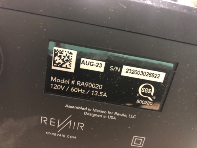 Photo 1 of **SEE NOTES/FOR PARTS**
New RevAir Reverse-Air Dryer