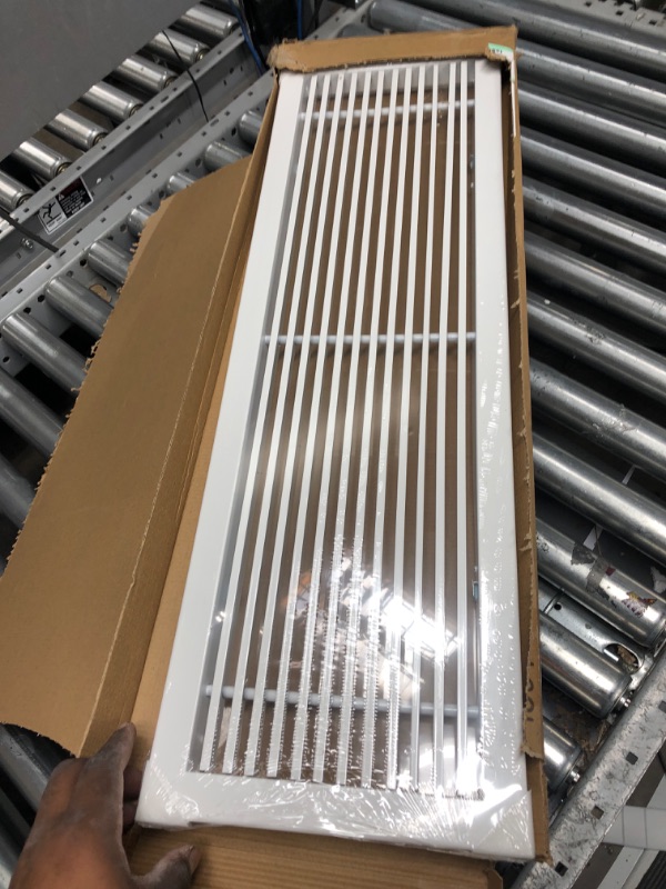 Photo 2 of 28" X 8" Linear Designer Aluminum Supply Air Grille – for Ceiling 28 X 8