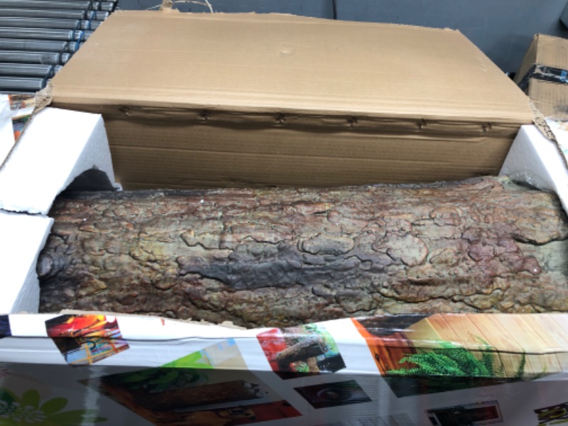 Photo 1 of Country Corner ? Woodland Country Rustic Tree Stump Garbage Bin. Unique Realistic Log Trash Can.