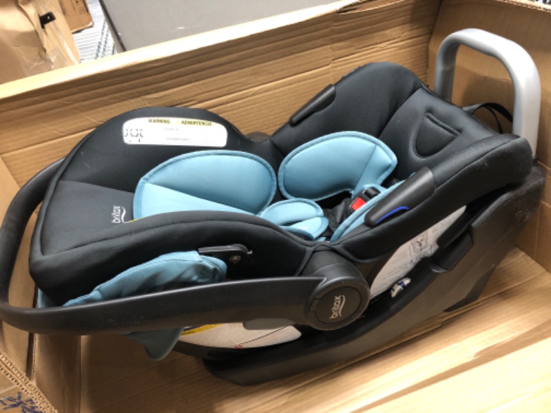 Photo 2 of Britax Willow S Infant Car Seat with Alpine Base, ClickTight Technology, Rear Facing Car Seat with RightSize System, Jade Onyx