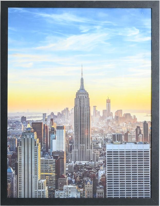 Photo 1 of 19x25 Picture or Poster Frame, Wide Border, Smooth Finish, Acrylic Front