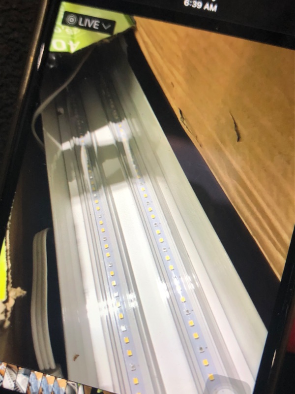 Photo 2 of USED
GE Grow Light for Plants, LED Tube Light For Seeds and Greens, Balanced Light Spectrum, 24-Inches, High Output PPF 72 Micromoles Per Second (1 Pack) 24 Inches 1 Count (Pack of 1)