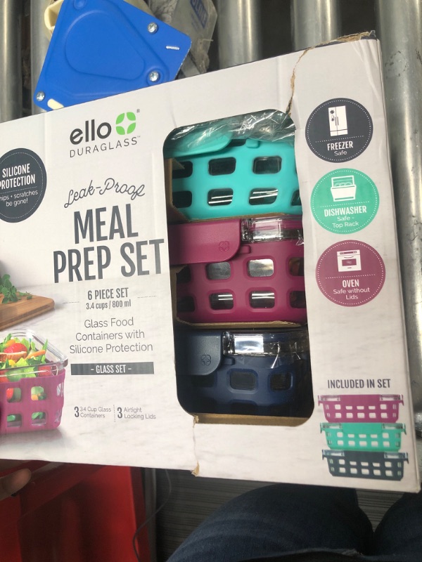 Photo 2 of **look at notes** Ello Meal Prep Food Storage Container Starter Pack