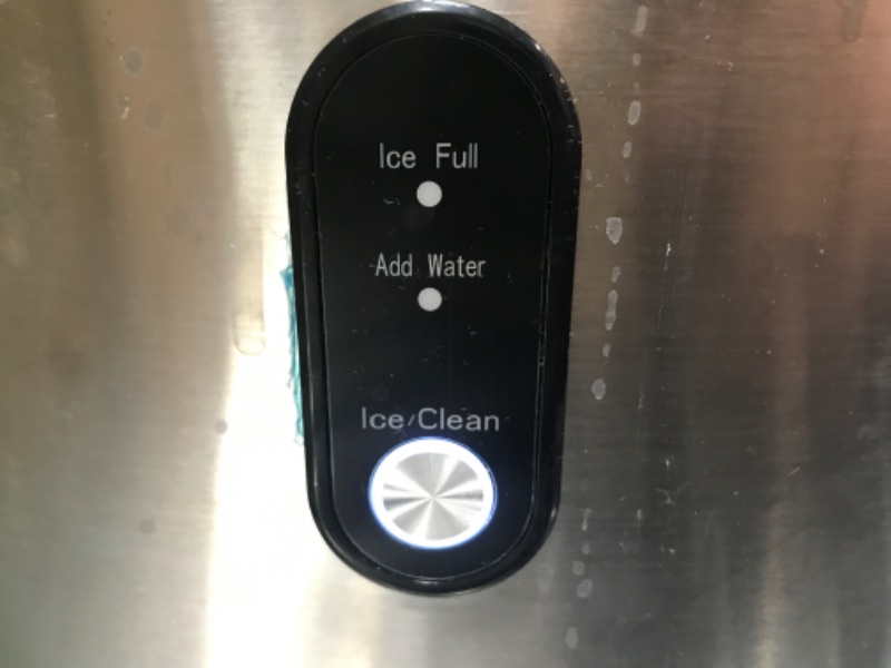 Photo 3 of *TESTED* Nugget Ice Makers Countertop, Crushed Ice Maker with Handle,35Lbs/24H,Soft Chewable Ice, Pebble Ice Maker with Self-Cleaning, Ice Scoop and Ice Basket,for Home,Office,Kitchen,Stainless Steel (Silver) 35Lbs/24H Silver 1