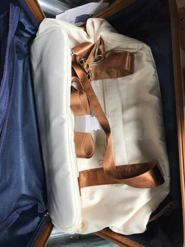 Photo 4 of *NEW* Coolife Luggage Set 3 Piece Luggage Set Carry On Suitcase Hardside Luggage with TSA Lock Spinner Wheels(White, 3 piece set (DB/TB/20)) White 3 piece set (DB/TB/20)