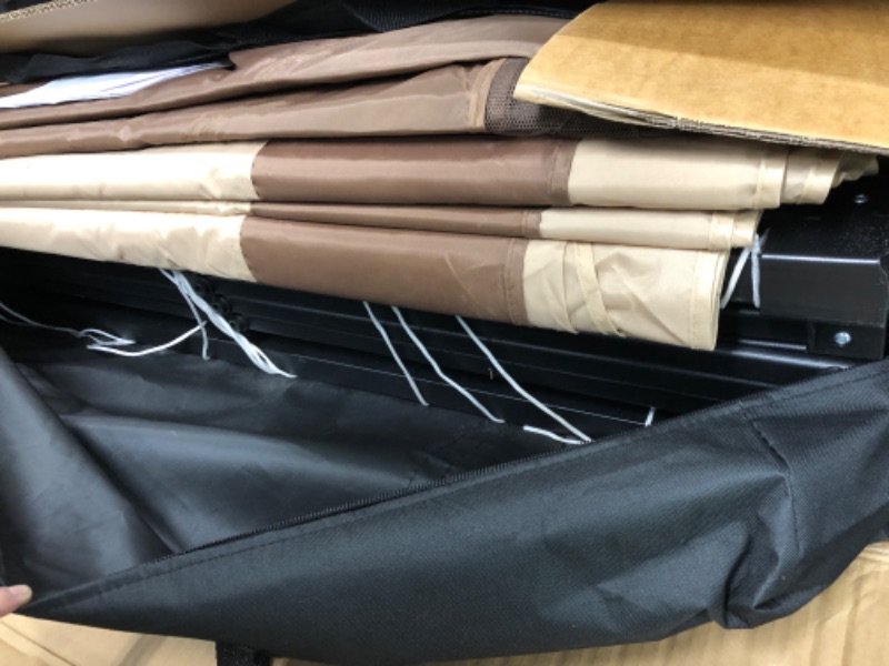 Photo 1 of HOTEEL Gazebo 10x10 Pop Up Gazebo with Mosquito Nettings Waterproof Outdoor Gazebo 10x10 with Sidewalls Patio Gazebo Tent for Backyard, Garden, Lawn, Parties with Vented Roof and Carry Bag (Khaki) Khaki 10x10 Classic