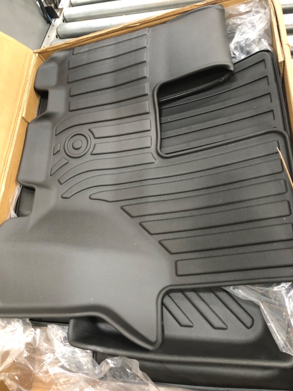 Photo 2 of Binmotor-All Weather Floor Mats Set for Kia Sorento 2021-2024 6/7 Passenger?Not for Hybrid?, 1st & 2nd & 3rd Row Full Set, Guard Heavy Duty TPE Car Floor Liners Sorento Accessories Full Set-Sorento-2021-2024