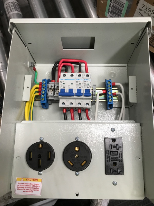 Photo 3 of **NOT EXACT SAME AS STOCK PHOTO** Temporary Power Outlet Panel, Power Circuit Breaker Panel 