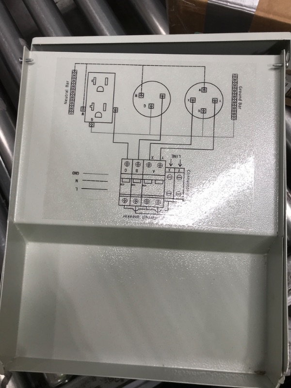 Photo 2 of **NOT EXACT SAME AS STOCK PHOTO** Temporary Power Outlet Panel, Power Circuit Breaker Panel 