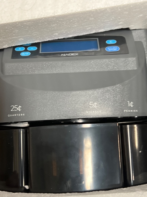 Photo 3 of Nadex S540 Pro | Coin Counter, Sorter, and Wrapper | Sorts up to 300 Coins Per Minute | Comes with 48 Preformed Wrappers