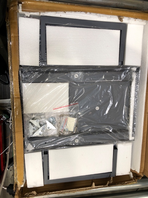 Photo 1 of HollyHOME 3-Drawer Mobile Classification Storage Cabinet, Under Desk for A4 Mini File Cabinet, Mobile File Cabinet with Wheels for Home and Office, Grey Grey 3-Drawer