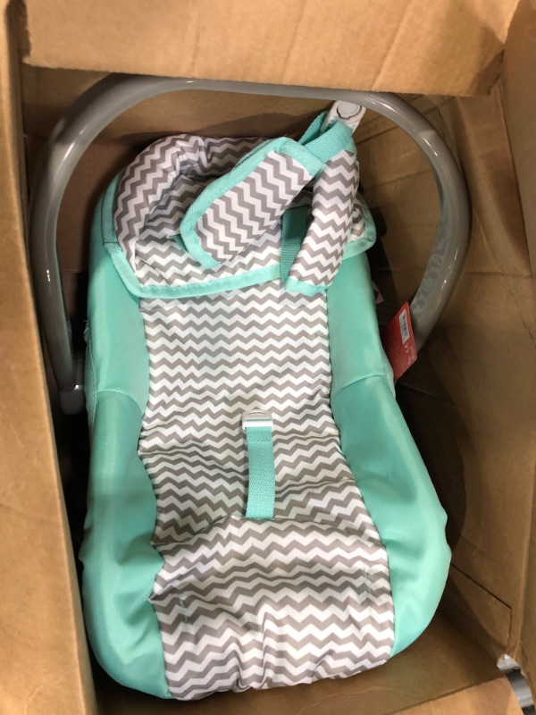 Photo 2 of ADORA Zig Zag Baby Doll Car Seat - Perfect Carrier & Accessory For Kids 2+ Zig Zag Car Seat Carrier