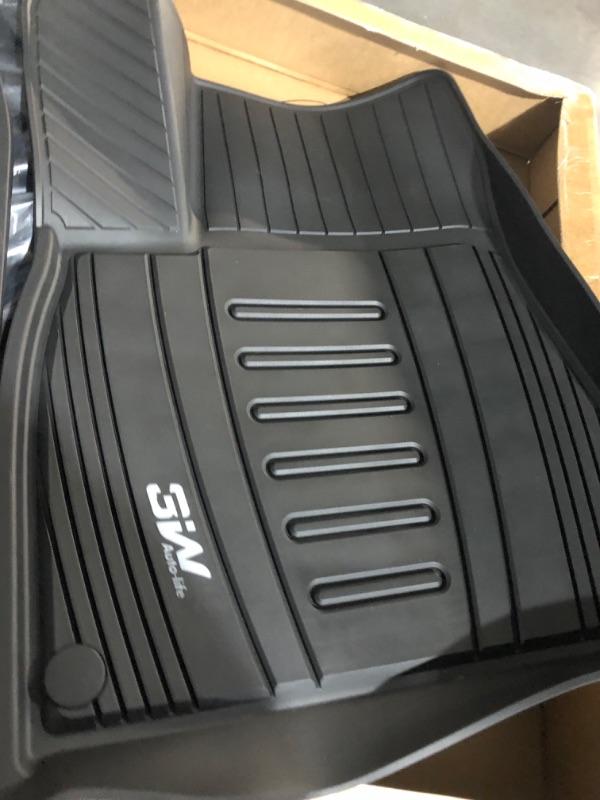 Photo 3 of 3W 2017-2024 Audi Q7 Floor Mats & 2019-2023 Audi Q8 Car Mats, All Weather TPE Accessories Custom Fit Floor Liner for Audi Q7 and Audi Q8, 1st & 2nd Row Full Set Car Liners Q7/Q8 Floor Mats