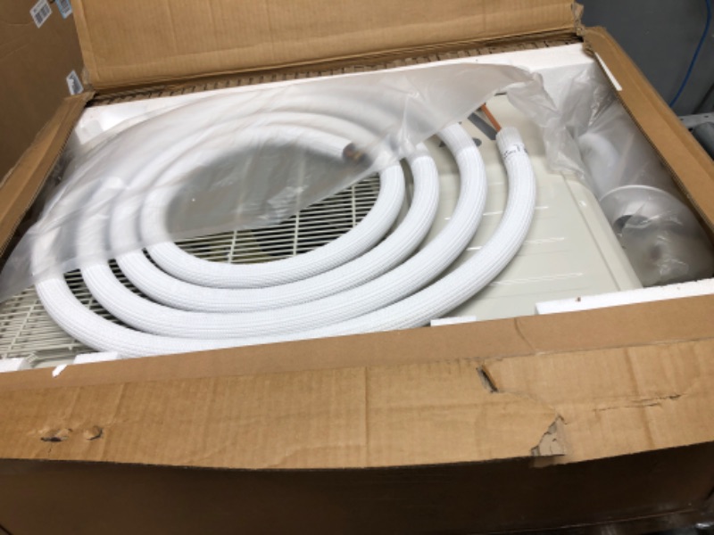 Photo 2 of **ONLY BOX 1 OF 2***
18000 BTU Smart Mini Split AC/Heating System 19 SEER Split Inverter Air Conditioner with Pre-Charged Heat Pump & Installation Kit, Cools Rooms up to 1250 Sq. Ft, 208/230V