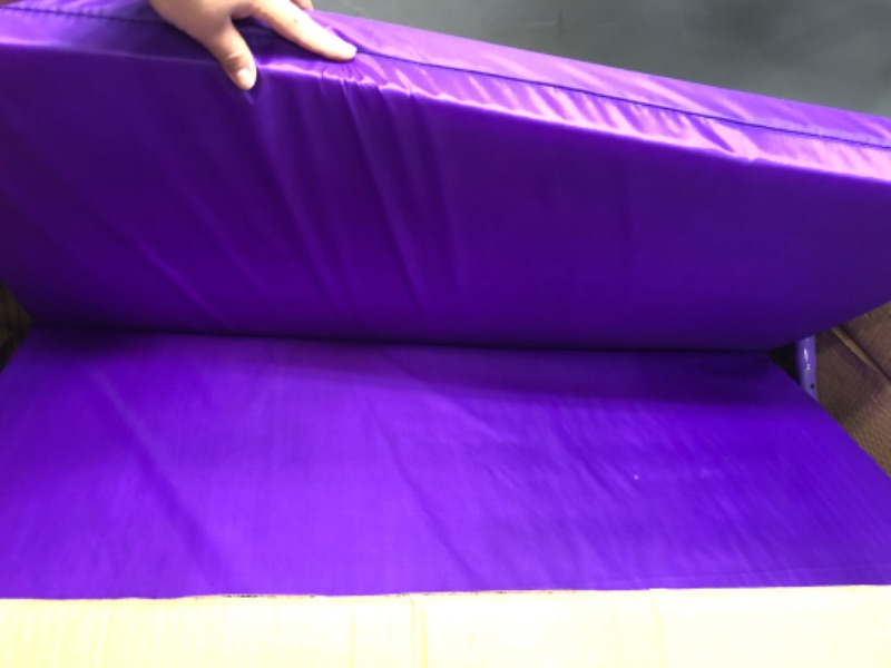 Photo 2 of **SEE NOTES**
MARFULA Upgrade Foldable Gymnastic Bar with Mat for Kids Ages 3-12, 200 lbs Weight Capacity, Gymnastic Kip Bar Horizontal Bar for Kids, Gymnastic Training Equipment for Home and Gymnastic Center Use Purple (Bar With Mat)