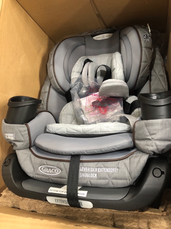 Photo 2 of Graco® Premier 4Ever® DLX Extend2Fit® SnugLock® 4-in-1 Car Seat Featuring Anti-Rebound Bar, Midtown