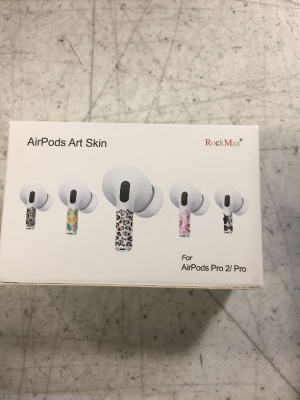 Photo 2 of ROCKMAX for AirPods Pro Skin, Funny Stickers for AirPods Pro 2nd Generation Earpods, Ear Buds Anti-Lost Wrap Compatible to AirPods Pro, Includes Cleaner and Apply Tool- Polka Dot Polka Dot 285YS