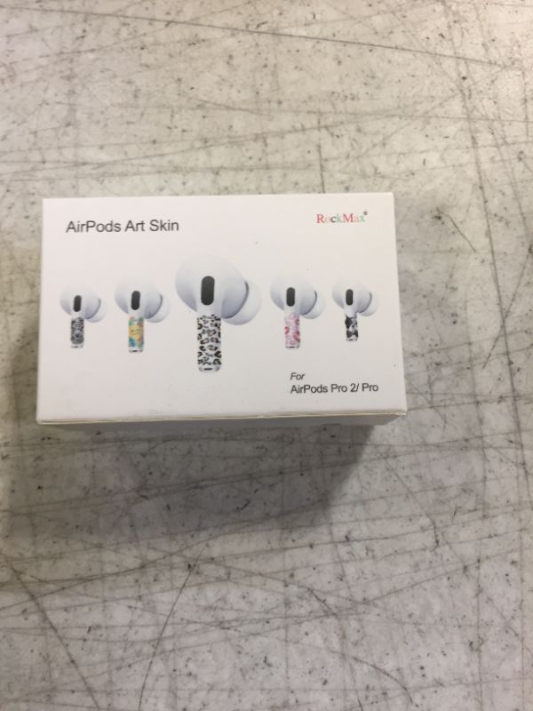 Photo 1 of ROCKMAX for AirPods Pro Skin, Funny Stickers for AirPods Pro 2nd Generation Earpods, Ear Buds Anti-Lost Wrap Compatible to AirPods Pro, Includes Cleaner and Apply Tool- Polka Dot Polka Dot 285YS