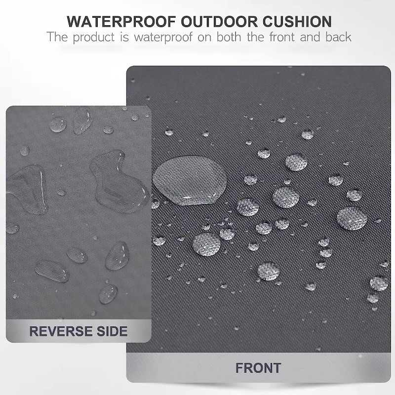 Photo 1 of  Patio Chair Cushion 19 INCH  Inch Waterproof Outdoor Seat Cushions