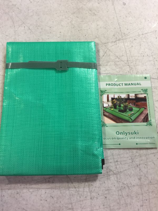 Photo 2 of 39.5" X 31.5" Large Repotting Mat for Indoor Plant Transplanting and Dirt Control - Portable Potting Tray for Gardening Lovers
