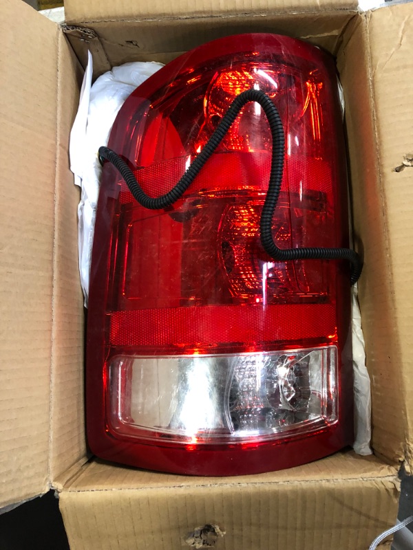 Photo 2 of BoardRoad Tail Light Assembly Compatible with 2007-2013 GMC Sierra 1500 2500HD 3500HD Factory Style Outer Brake Lamp Left Driver Side