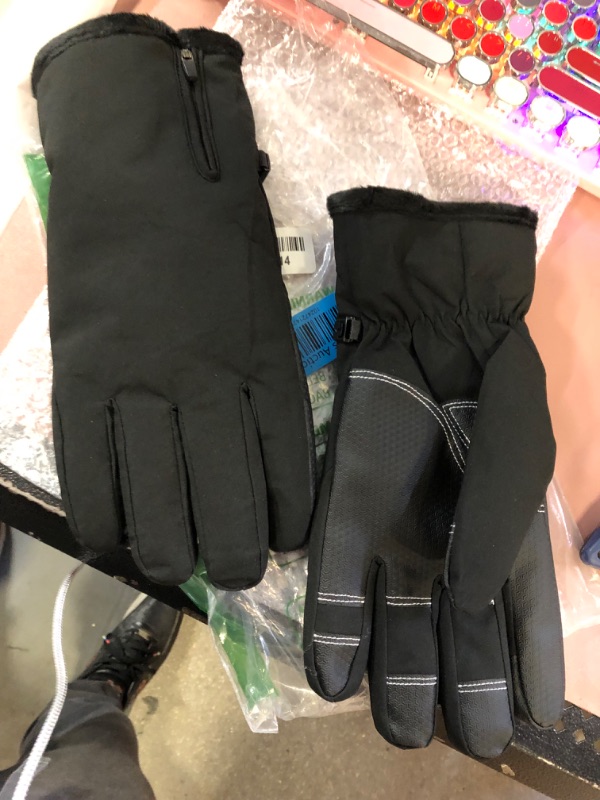 Photo 2 of 100% Waterproof Winter Gloves -30? Warm Windproof All Fingers Touch Screen Gloves for Men Skiing and Outdoor Work
