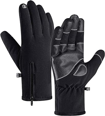 Photo 1 of 100% Waterproof Winter Gloves -30? Warm Windproof All Fingers Touch Screen Gloves for Men Skiing and Outdoor Work
