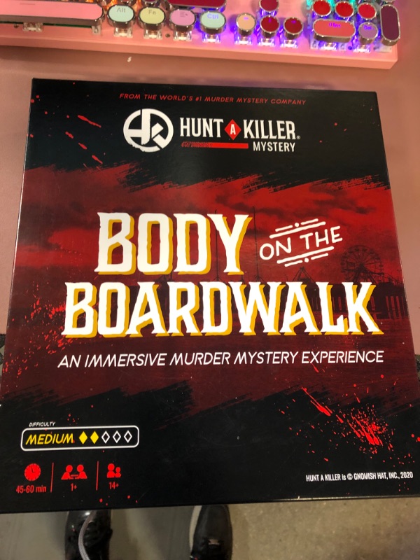 Photo 2 of Hunt A Killer - Body On The Boardwalk, Immersive Murder Mystery Game - Take on The Unsolved Case for Independent Challenge, Date Night, or with Family & Friends as Detectives for Game Night, Age 14+