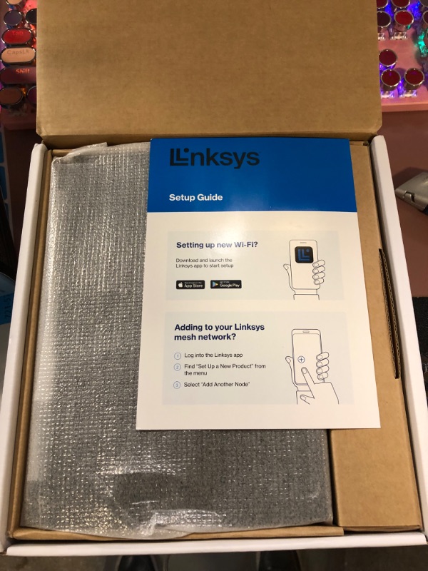 Photo 2 of Linksys Hydra Pro 6 Mesh WiFi 6 Router - WiFi Extender Replacement - MR5500-AMZ - Mesh WiFi Router for Wireless Internet - WiFi Mesh Wireless Router - Mesh Router Connect to 30+ Devices 2,700 Sq Ft 2700 ft, 30+ Devices, 5.4 Gbps