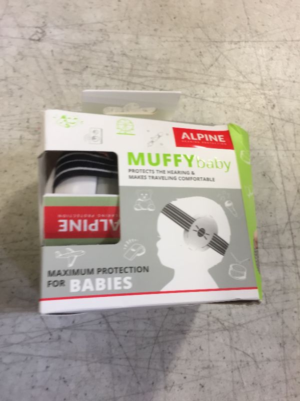 Photo 2 of Alpine Muffy Baby Ear Protection for Babies and Toddlers up to 36 Months - CE & ANSI Certified - Noise Reduction Earmuffs - Comfortable Headphones Against Hearing Damage & Improves Sleep - Black