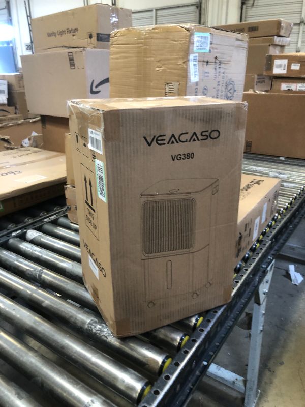 Photo 4 of 30 Pint Dehumidifiers for Home with Drain Hose, VEAGASO 2,500 Sq.Ft Dehumidifier for Basement, Large Room, Bathroom, Three Operation Modes, Intelligent Humidity Control, Dry Clothes, 24HR Timer