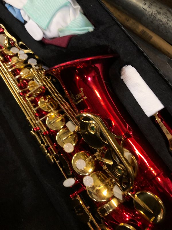 Photo 4 of SLADE Saxophone Eb Alto Saxophone for Beginner Students, Saxaphone Adult, Saxophone Alto, Beginner Saxophone, Alto Saxaphone, Saxofon Alto, Saxophone, Red Ruby