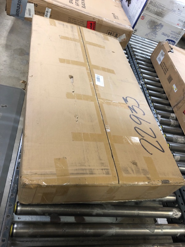 Photo 1 of Rengue Overhead Garage Storage Rack 4 x 8FT Adjustable Height Garage Ceiling Storage Racks Organization System Heavy Duty Cold Rolled Steel Storage Rack for Garage, Warehouse with Hooks