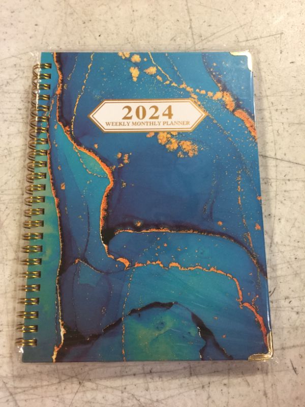 Photo 2 of 2024 Planner - Weekly and Monthly Planner 2024 with Monthly Tabs, Jan 2024 - Dec 2024, 8.5’’ x 6.2", Inner Pocket, Twin-Wire Binding, Premium Thick Paper, Flexible Cover