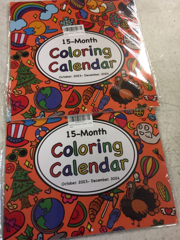 Photo 1 of 2 PACK - COLORING CALENDAR 