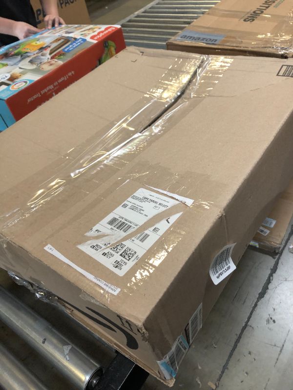 Photo 1 of Kiera Grace Wall Clock, 20 Inch, Mallory Distressed Grey Classic Quartz Wall Clocks Battery Operated, Vintage Silent Non Ticking Home Decor for Living Room, Kitchen, Bedroom 20"