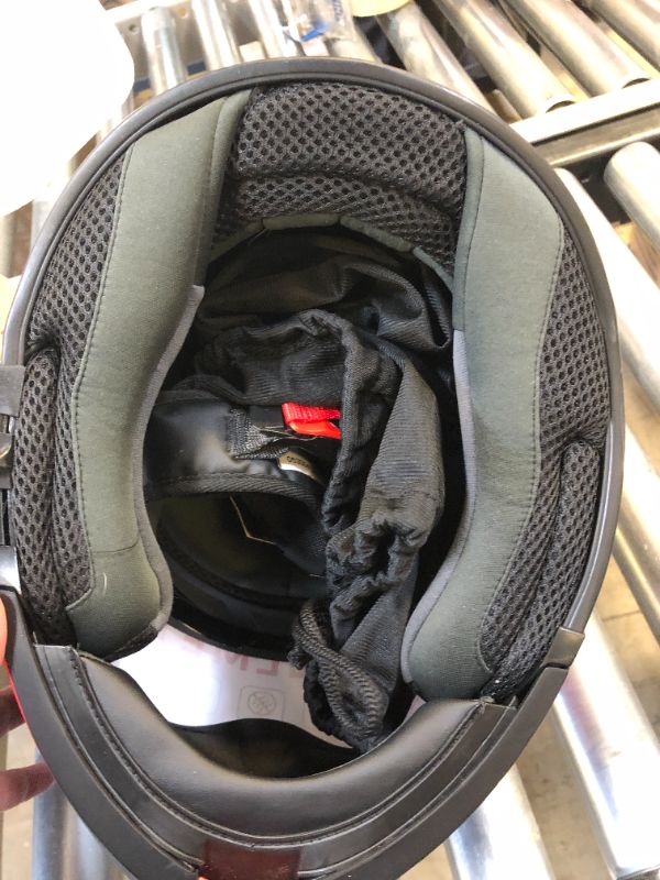Photo 1 of VCAN VX28 Full Face Modular Flip-Up Motorcycle Helmet ECE & DOT Approved, Coolmax Cheek Pad & OTG Ready Matte Black Carbon Blade X-Large