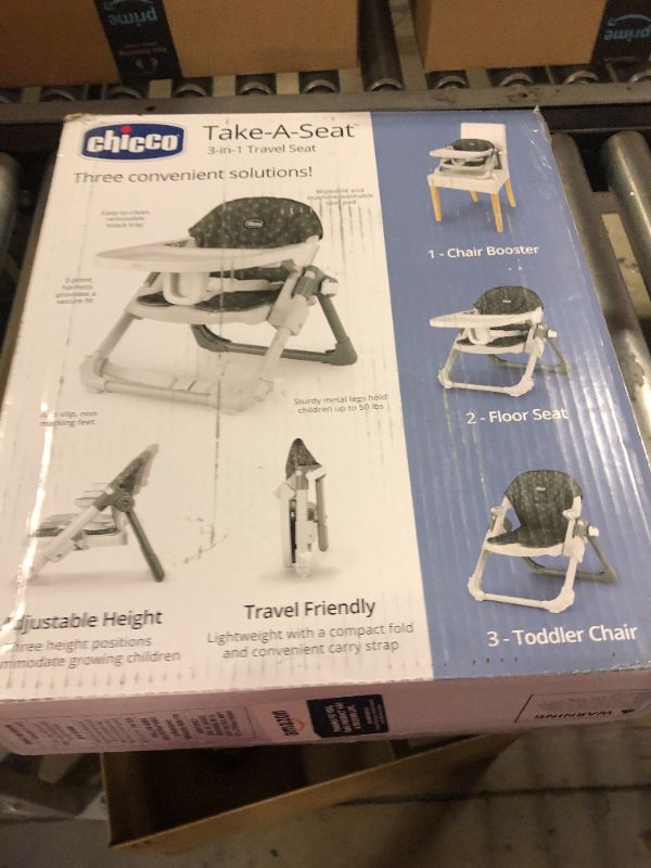 Photo 3 of Chicco Take-A-Seat Booster Seat - Grey Star
