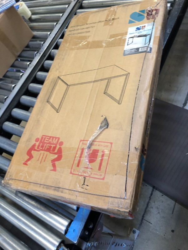 Photo 1 of SHW Home Office 32-Inch Computer Desk, Black 32-Inch Black