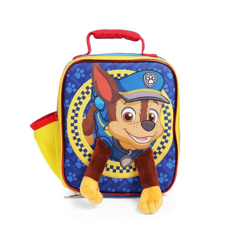 Photo 1 of Paw Patrol Chase 3D Plush Legs Lunch Bag | Insulated Food-Safe Lunch Box