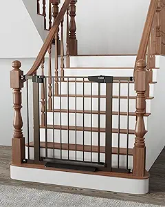 Photo 1 of Cumbor 36" Extra Tall, 29.7"- 40.6" Width Baby Gate & Cumbor 30.5" Tall, 29.5"-40.6" Width Dog Gate for House, Stairs, Doorways