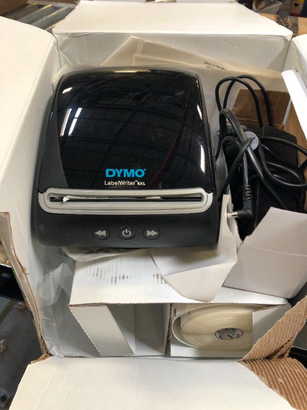 Photo 2 of DYMO LabelWriter 5XL Label Printer Bundle, Prints Extra-Wide Labels UPS, USPS and Amazon, Ebay, and More, Label Maker Printer